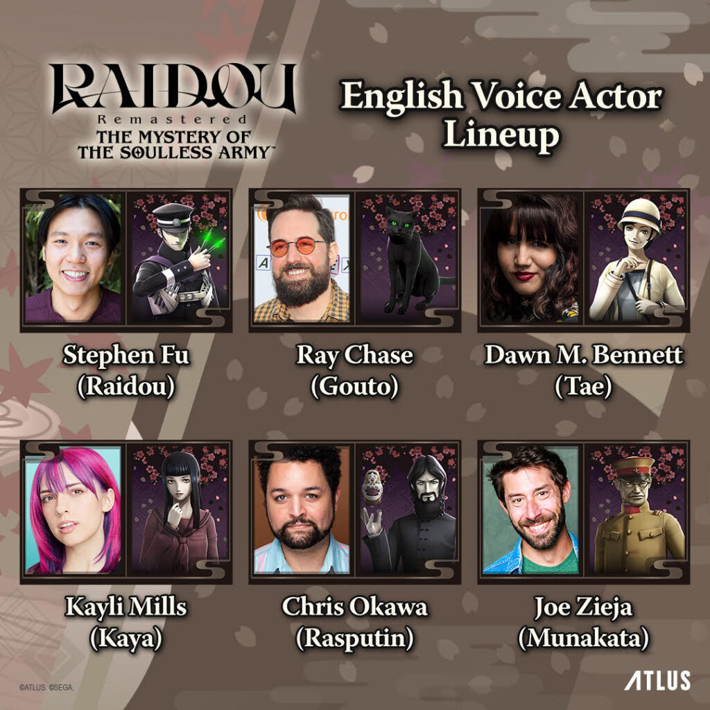 raidou remastered raidou remastered dubladores